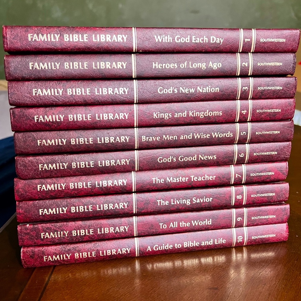 Vintage Family Bible Library Collection